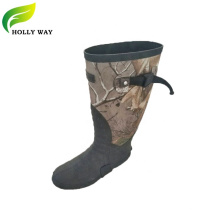 Black and Camouflage Printing Rubber Boots for Hunting